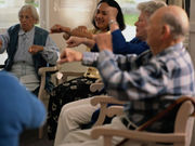 Many elderly adults in nursing homes face aggressive or disturbing behavior from their fellow residents