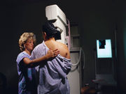 The number of Medicare patients receiving mammograms increased slightly