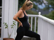 Strenuous exercise during pregnancy doesn't appear to increase the risk of most pregnancy complications for mother or baby