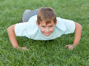 Low back pain is common in school-age American children