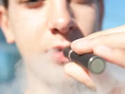 Calling the use of electronic cigarettes a burgeoning epidemic among teens