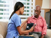 Stroke patients who receive intensive blood pressure lowering are less likely to suffer brain bleeds when treated with clot-busting therapies
