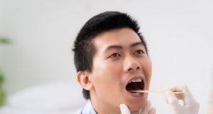 Throat examination