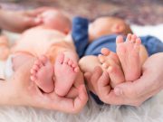 Twins Have Less Fat Accumulation Than Singletons Beginning in Early Pregnancy